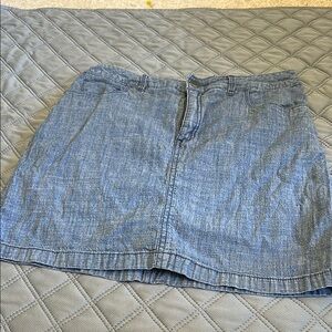 Denim Blue Skort